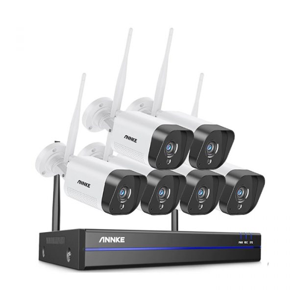 8CH 5MP WiFi NVR + 4pcs 5MP WiFi Camera Kit