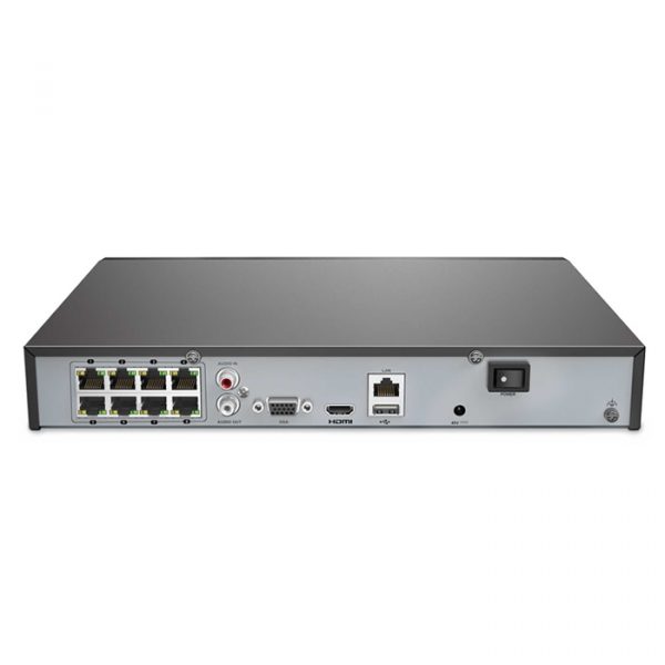 8CH 8MP(4K) H.265+ POE NVR