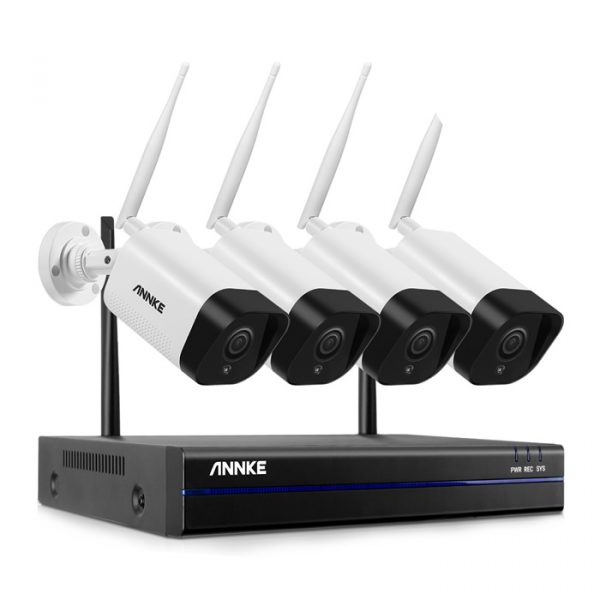 8CH 5MP WiFi NVR + 4pcs 3MP WiFi Camera Kit